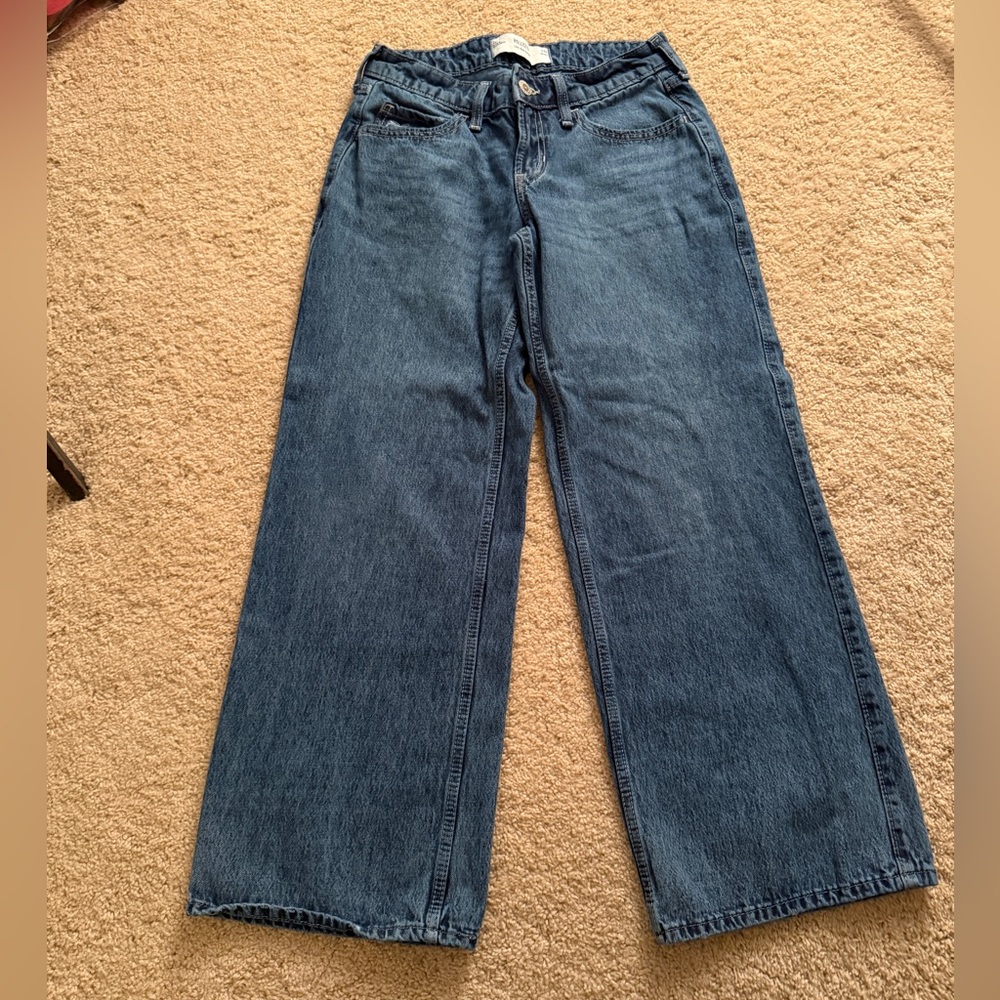 Hollister Wide-leg Jeans with Bow Detail